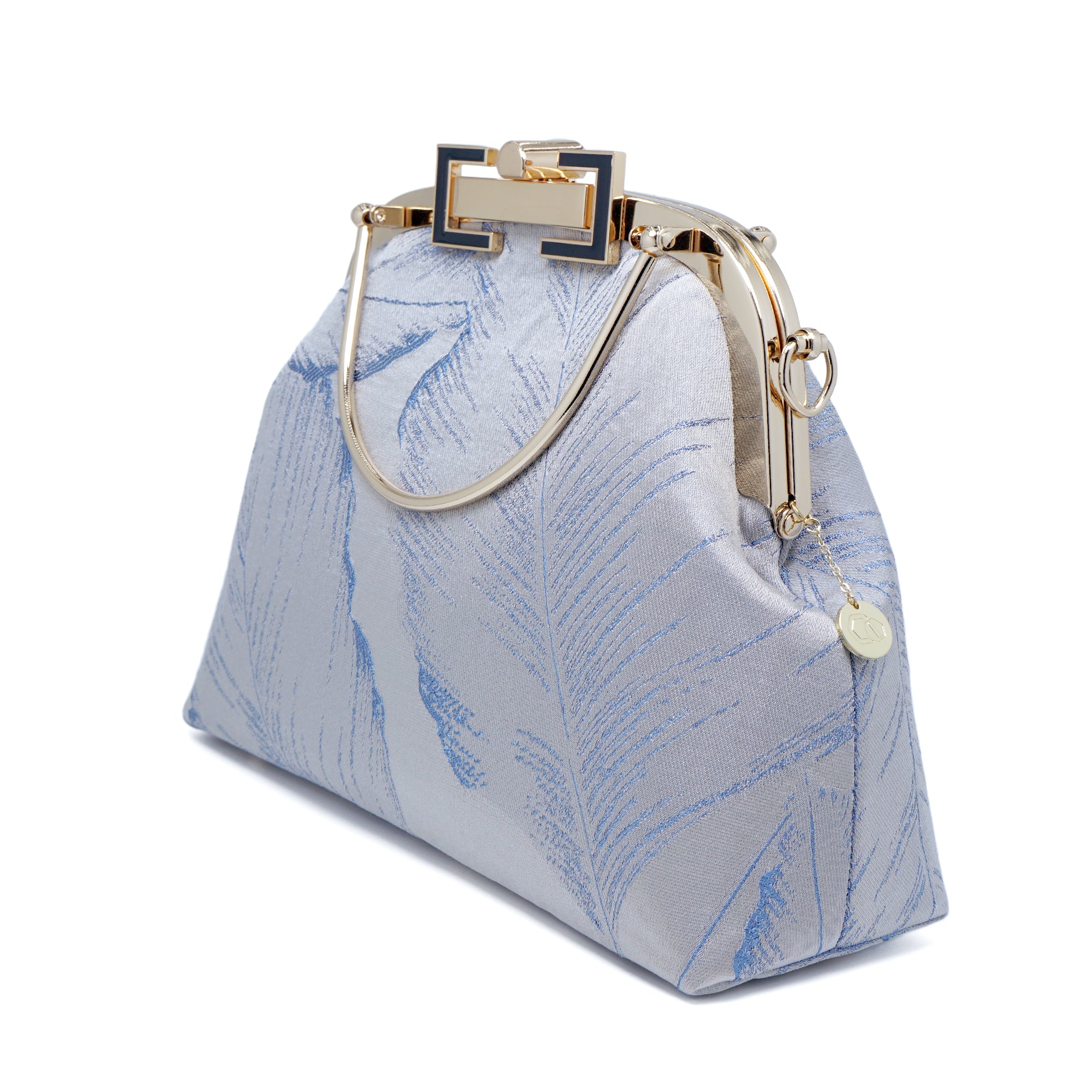 Clasp Crossbody Bag - Lotus Leaf(GY)