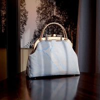 Clasp Crossbody Bag - Lotus Leaf(GY)