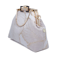 Clasp Crossbody Bag - Lotus Leaf(GG)