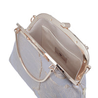 Clasp Crossbody Bag - Lotus Leaf(GG)