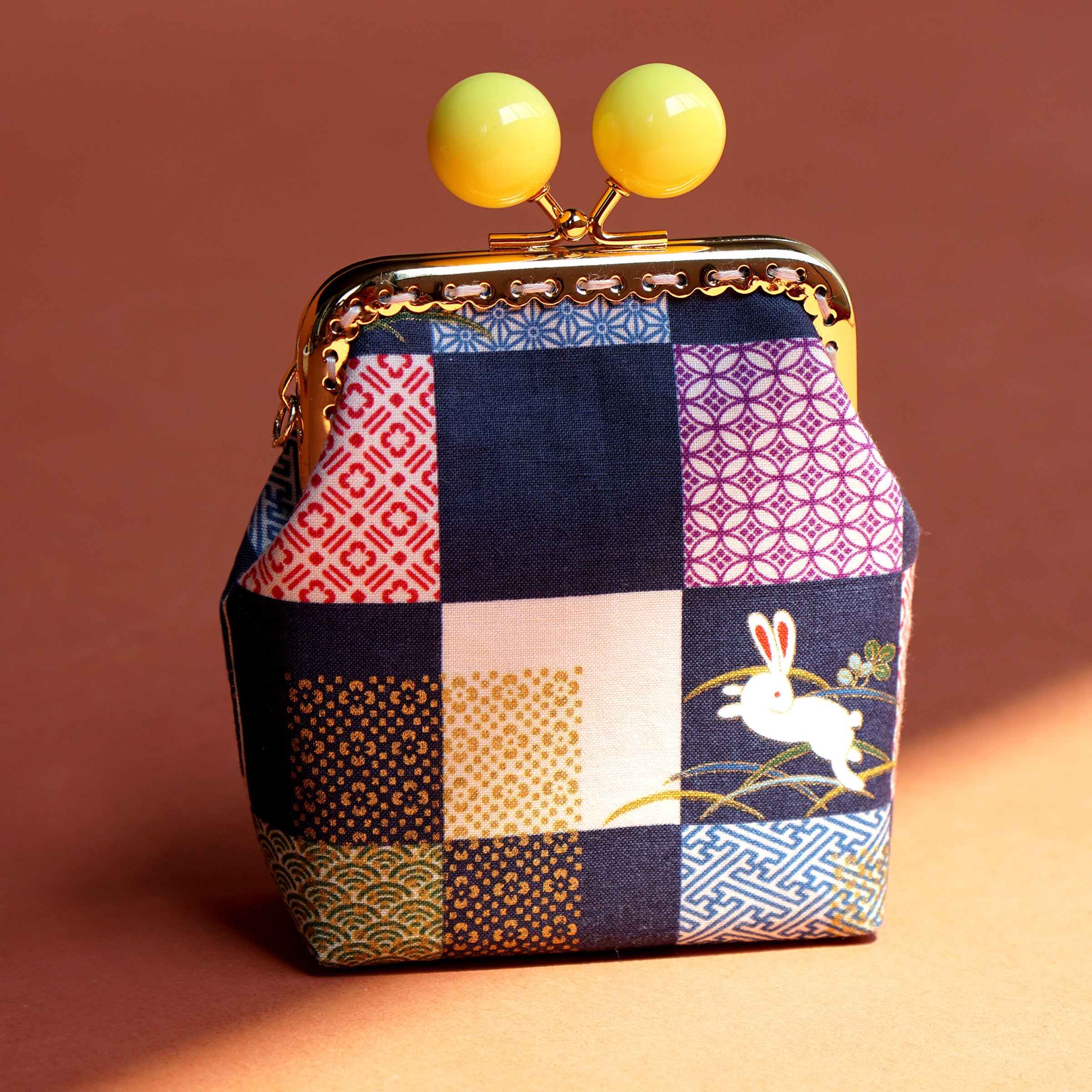 Clutch Purse - Bunny with  Checkered