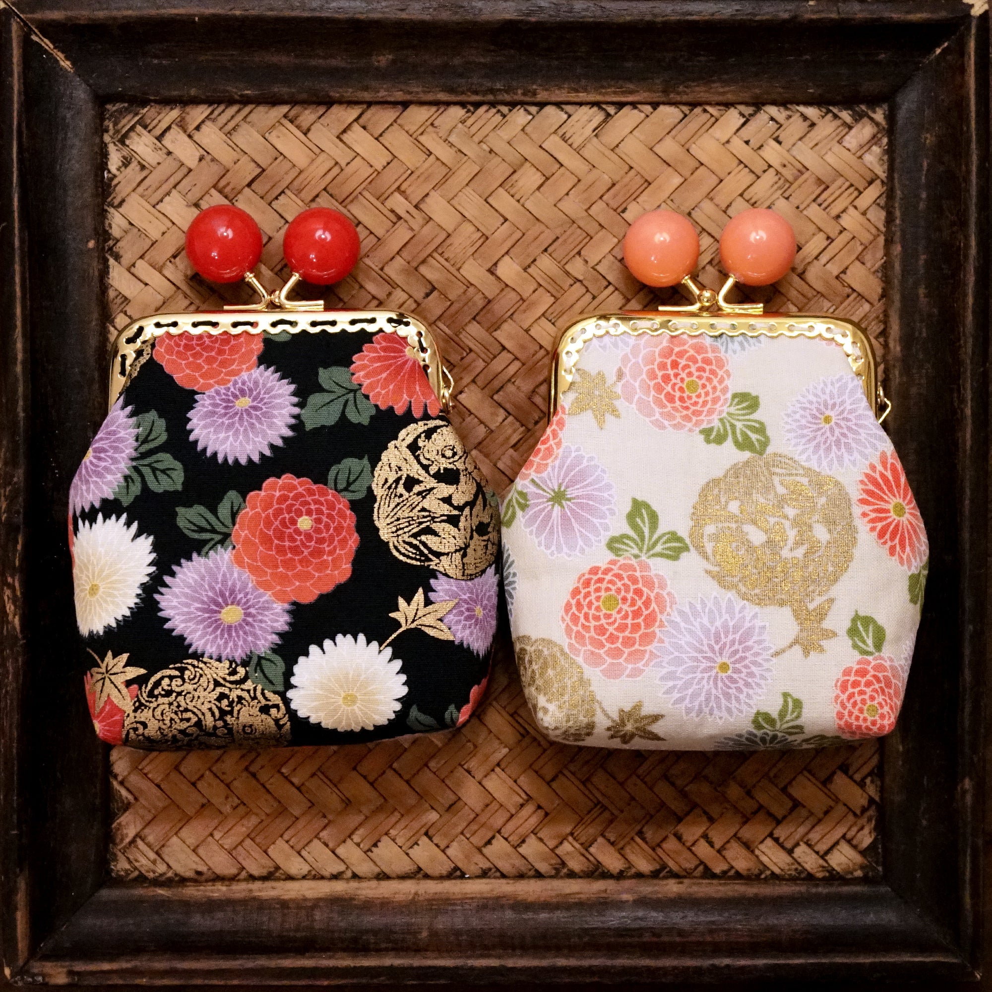 Clutch Purse - Goldfish & Flowers