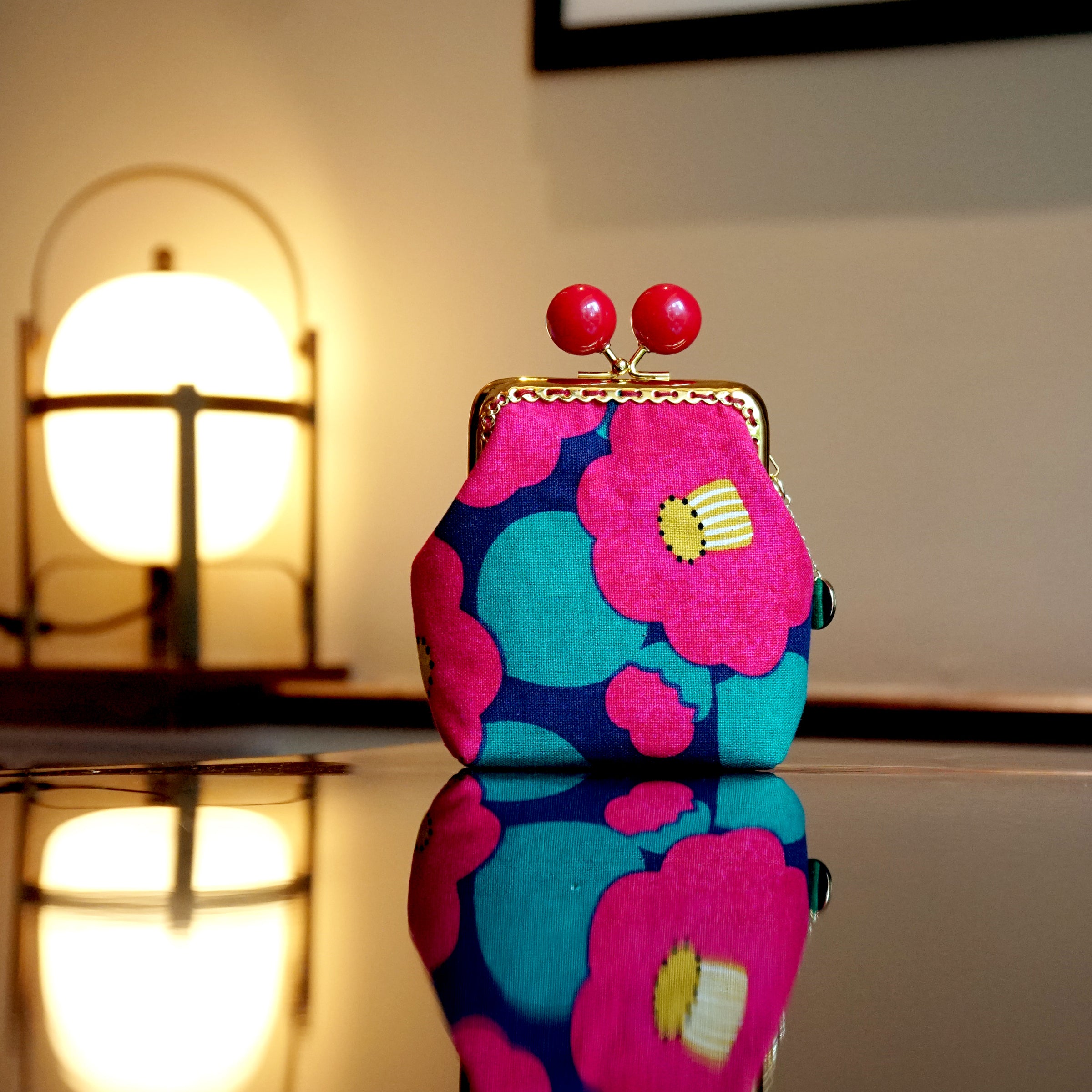 Clutch Purse - Camellia Japonica(PK)