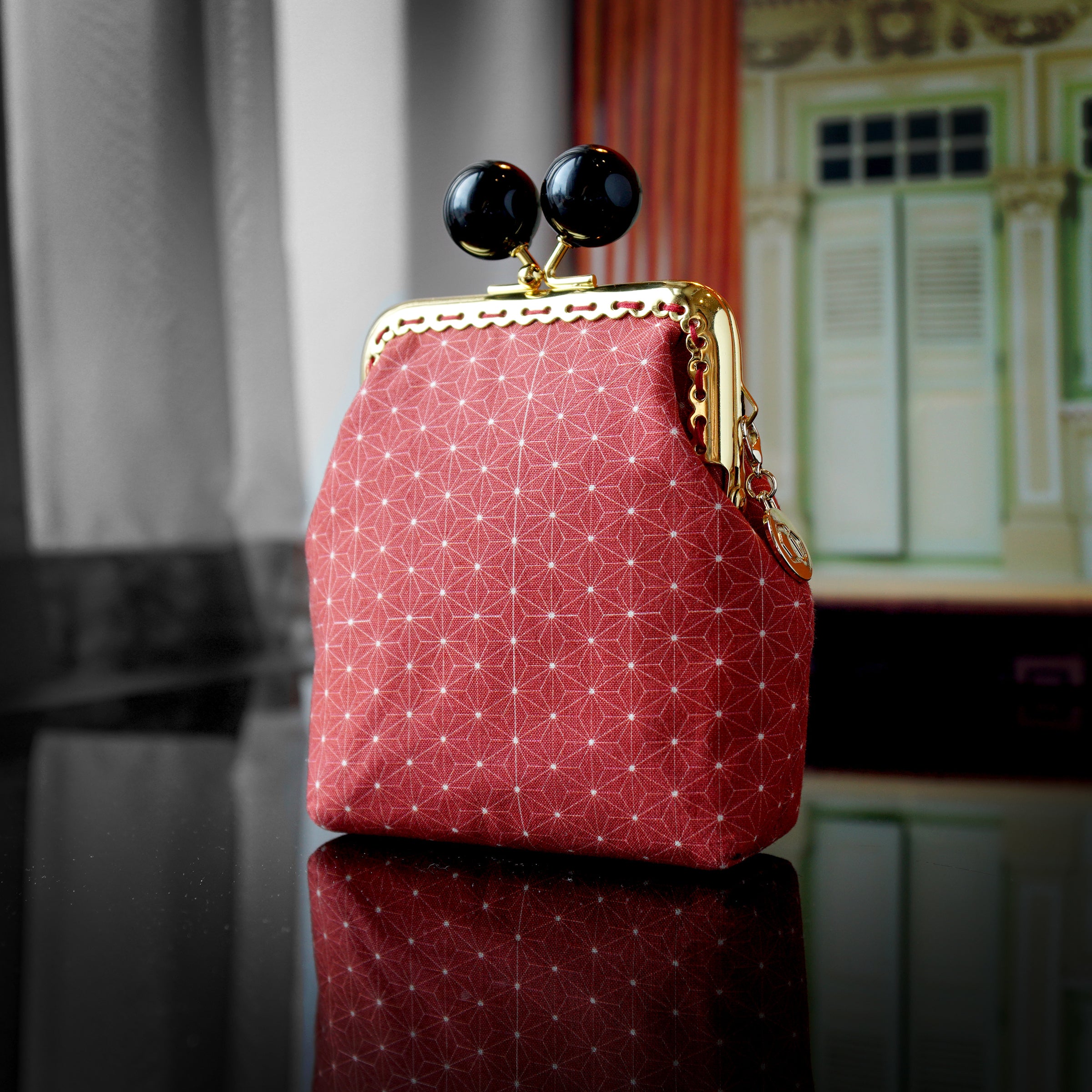 Clutch Purse - Asanoha