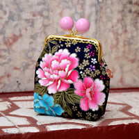 Clutch Purse - Peony Cluster