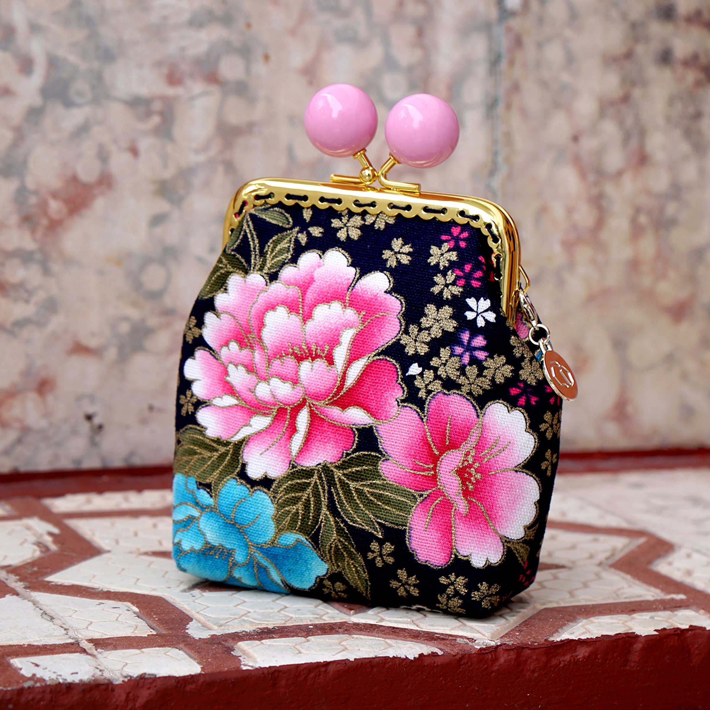 Clutch Purse - Peony Cluster
