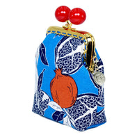 Clutch Purse - Blue Pomegranate