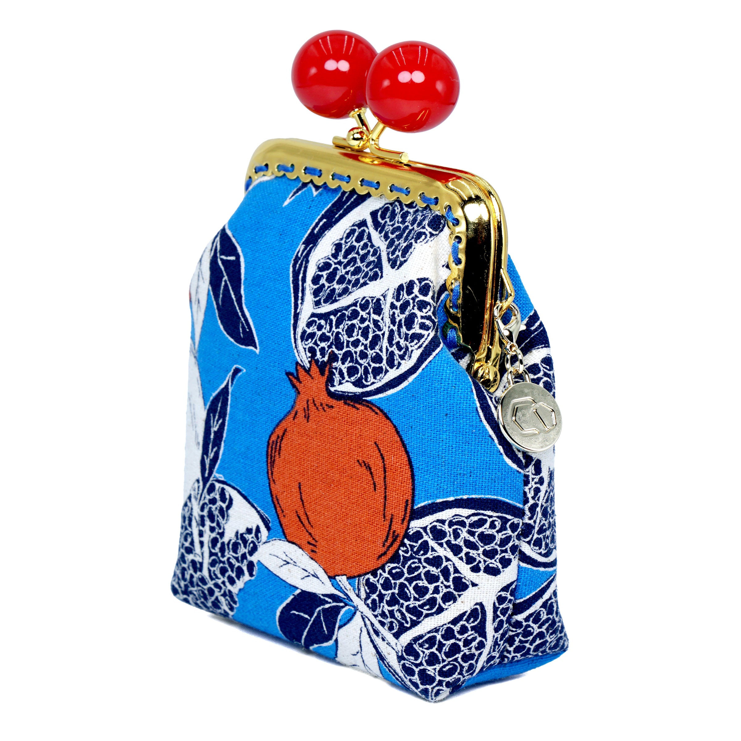 Clutch Purse - Blue Pomegranate