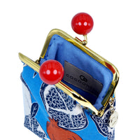 Clutch Purse - Blue Pomegranate