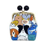 Clutch Purse - Dogs Crowd