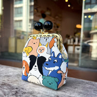 Clutch Purse - Dogs Crowd