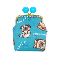 Clutch Purse - Pug Breakfast