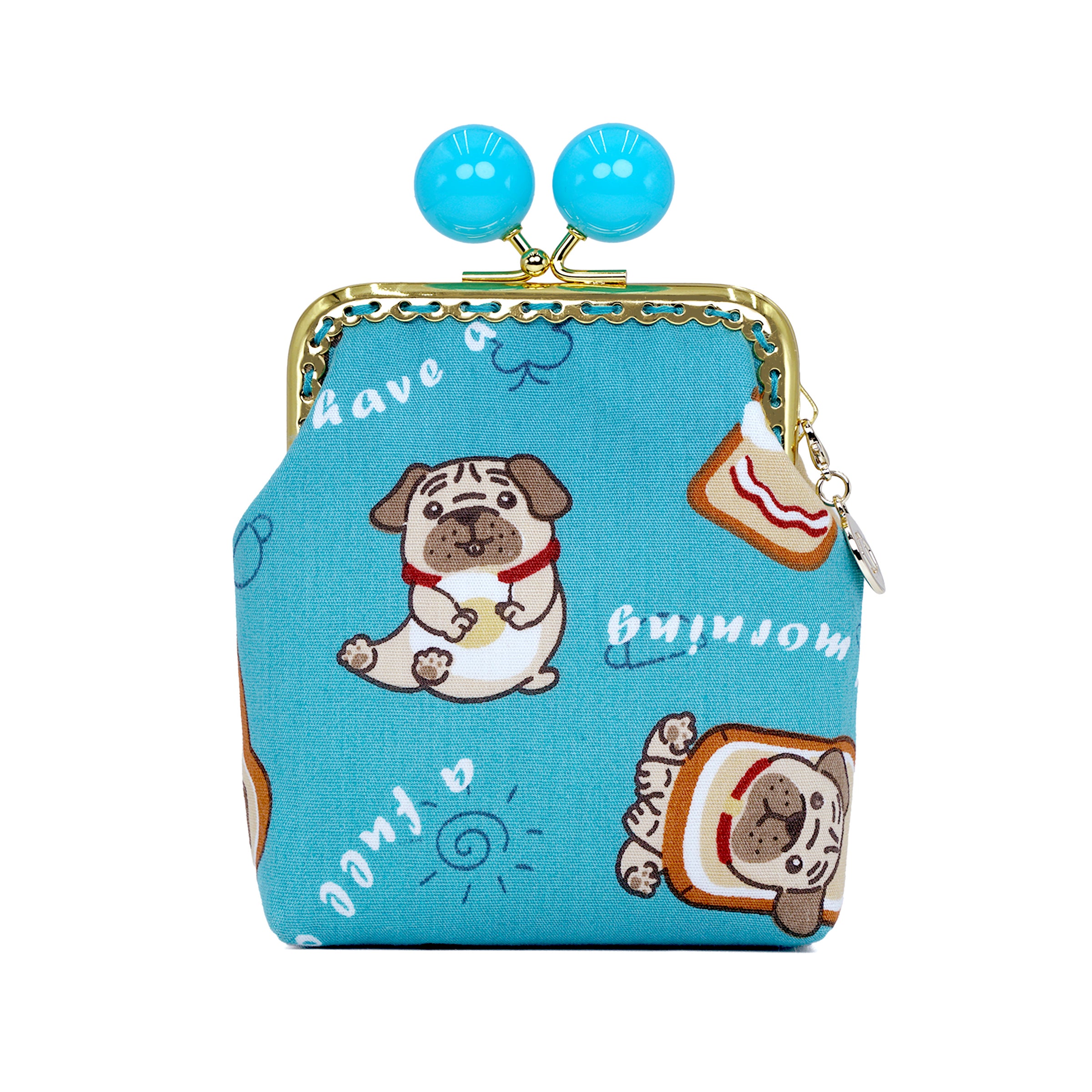 Clutch Purse - Pug Breakfast