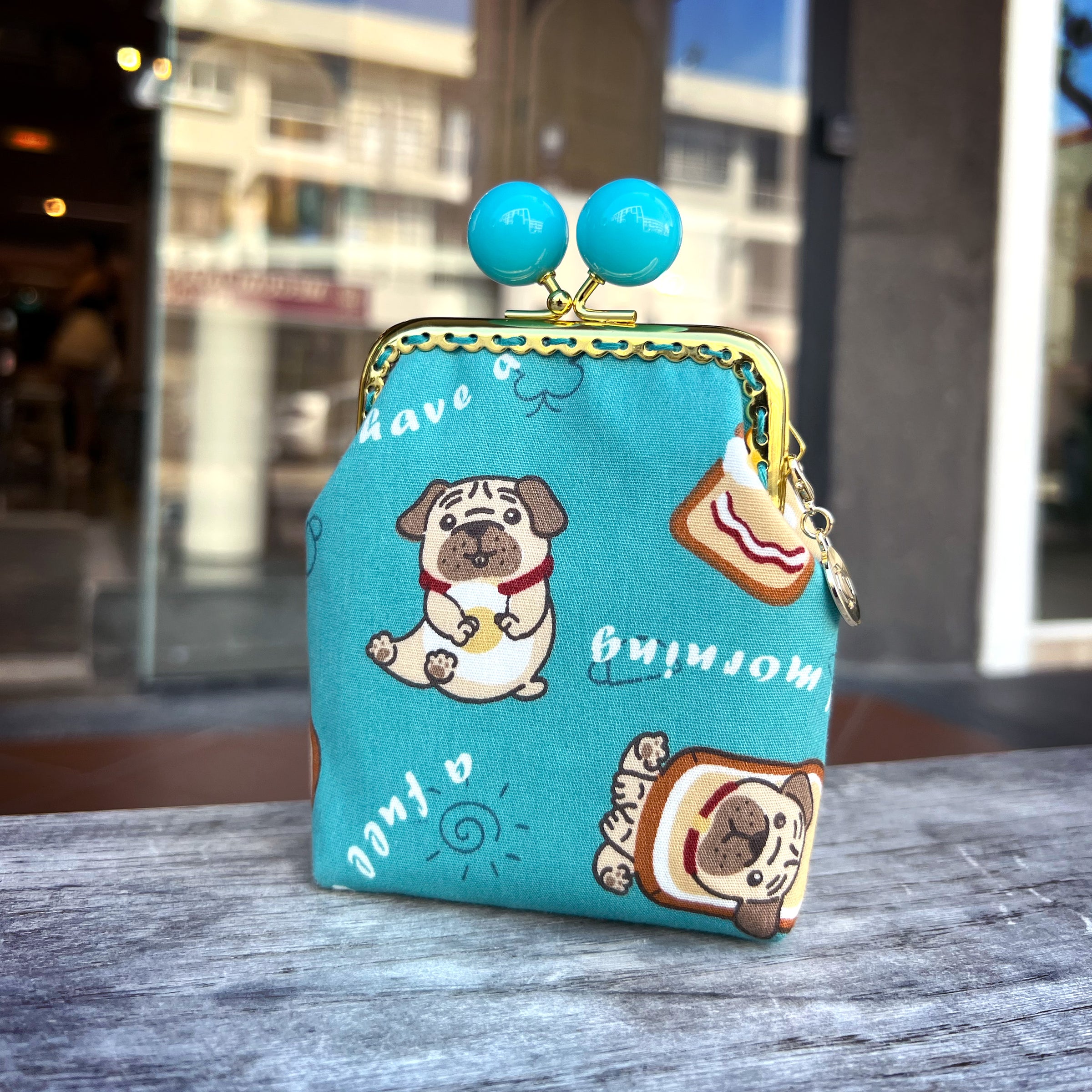 Clutch Purse - Pug Breakfast