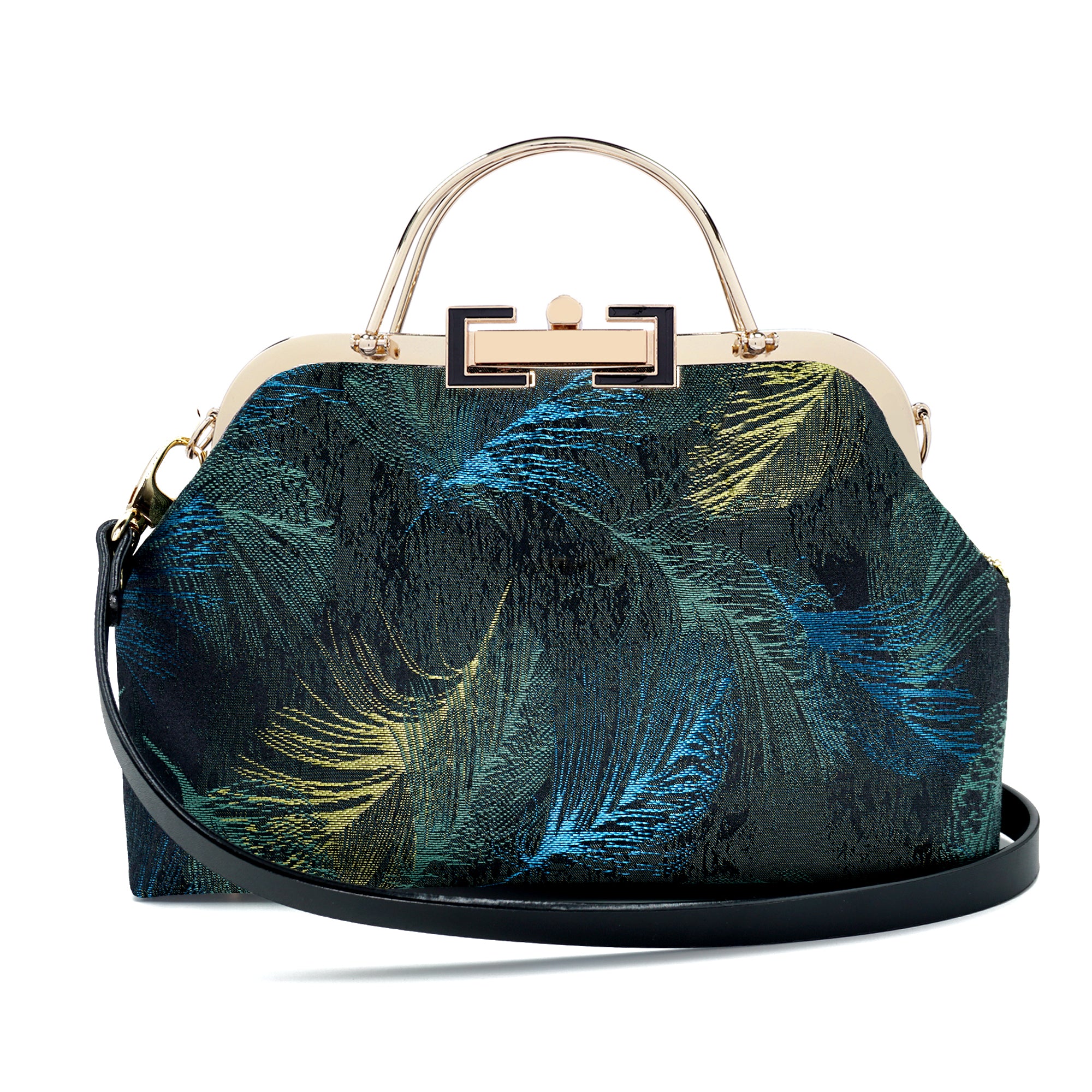 Clasp Shoulder Bag - Feather