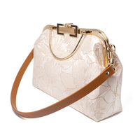Clasp Shoulder Bag - Gold Lily