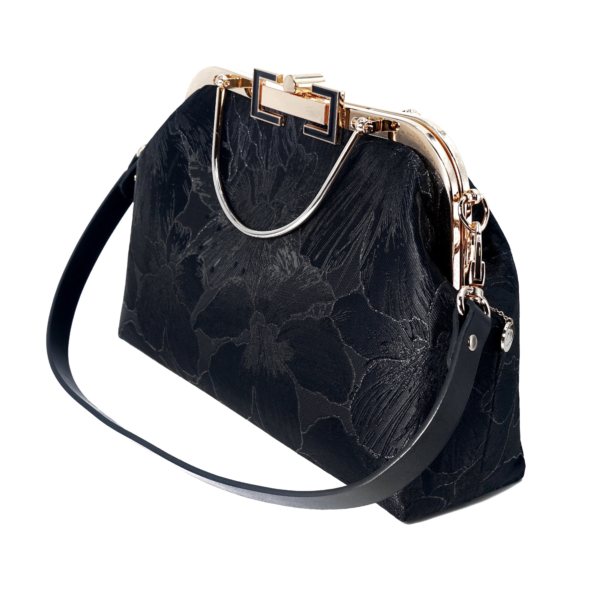 Clasp Shoulder Bag - Gold Lily