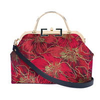 Clasp Shoulder Bag - Gold Lily(RD)