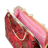 Clasp Shoulder Bag - Gold Lily(RD)
