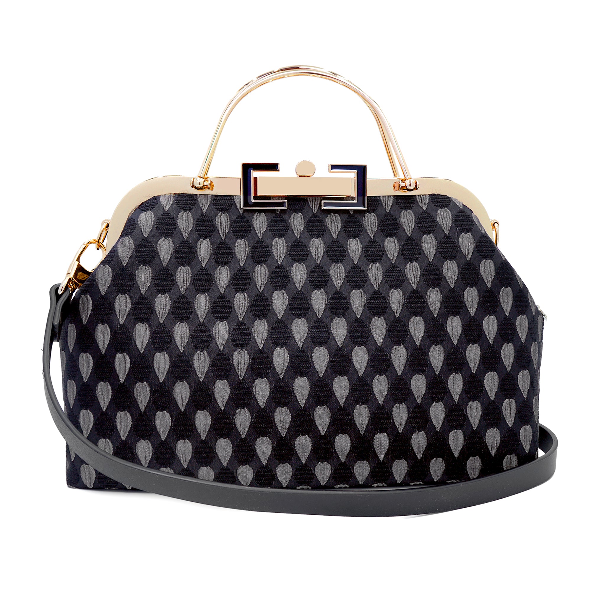 30% OFF - Clasp Shoulder Bag - Raindrop