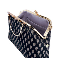 30% OFF - Clasp Shoulder Bag - Raindrop