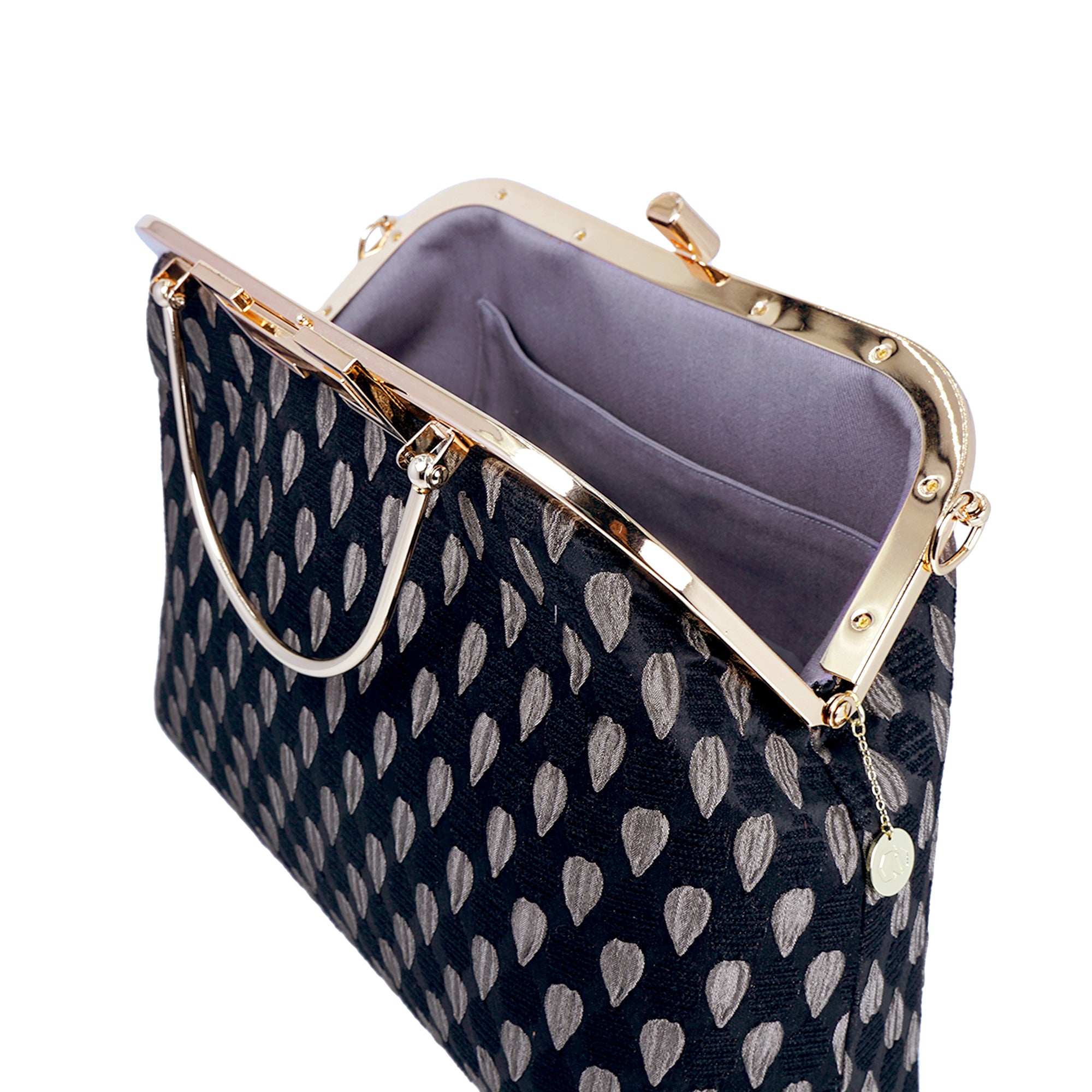 30% OFF - Clasp Shoulder Bag - Raindrop