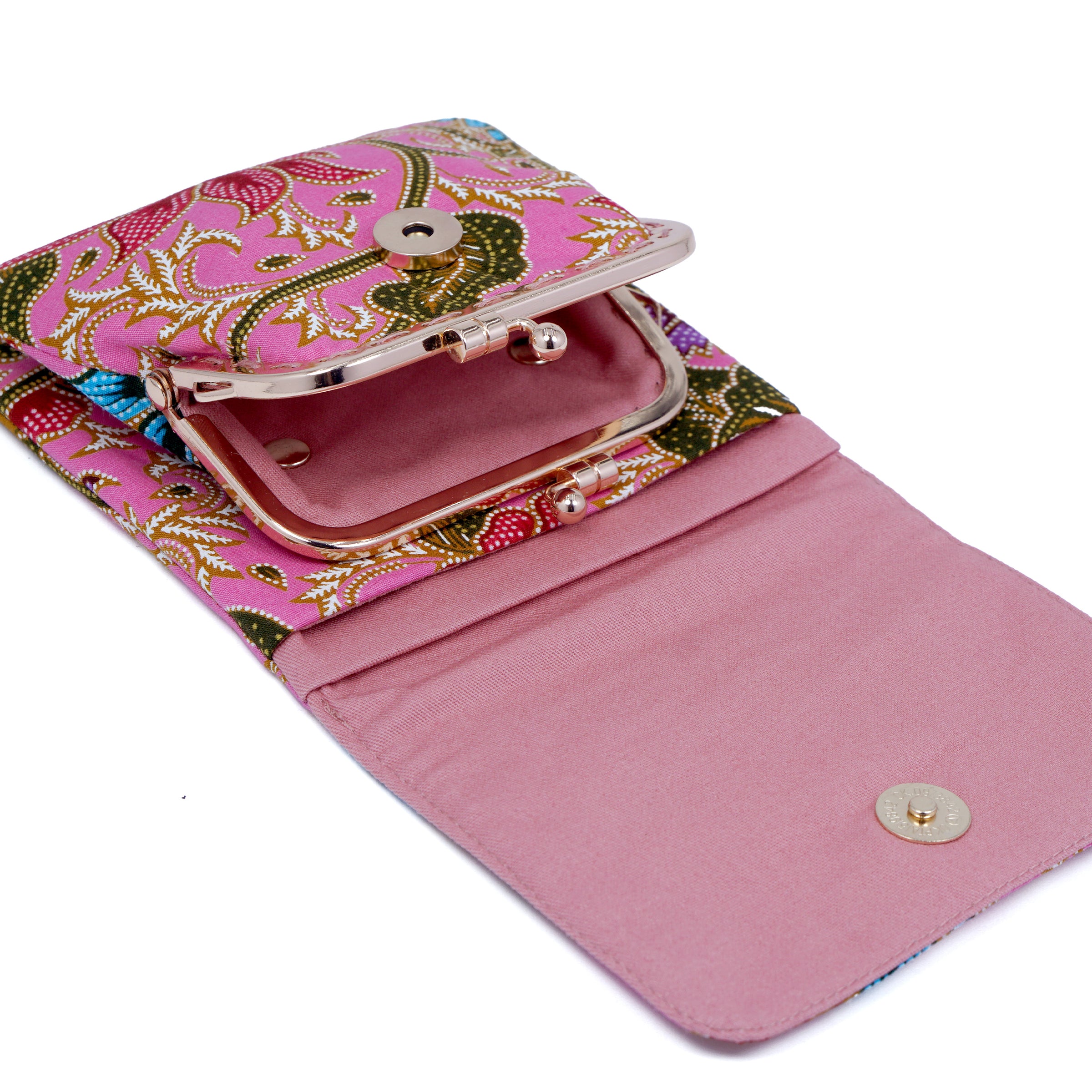 Clasp Wallet - Pink Trumpet