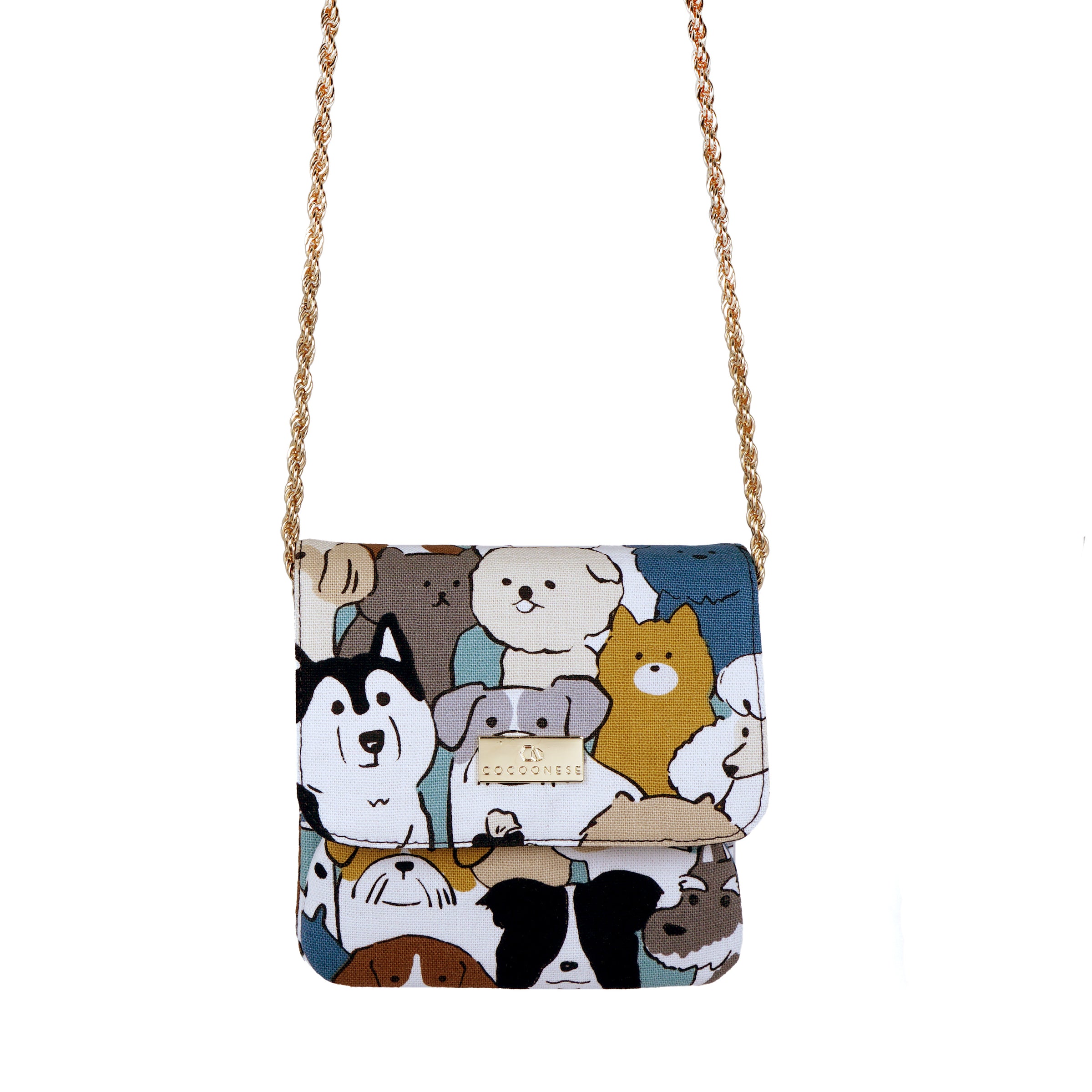 Clasp Wallet - Dogs Crowd