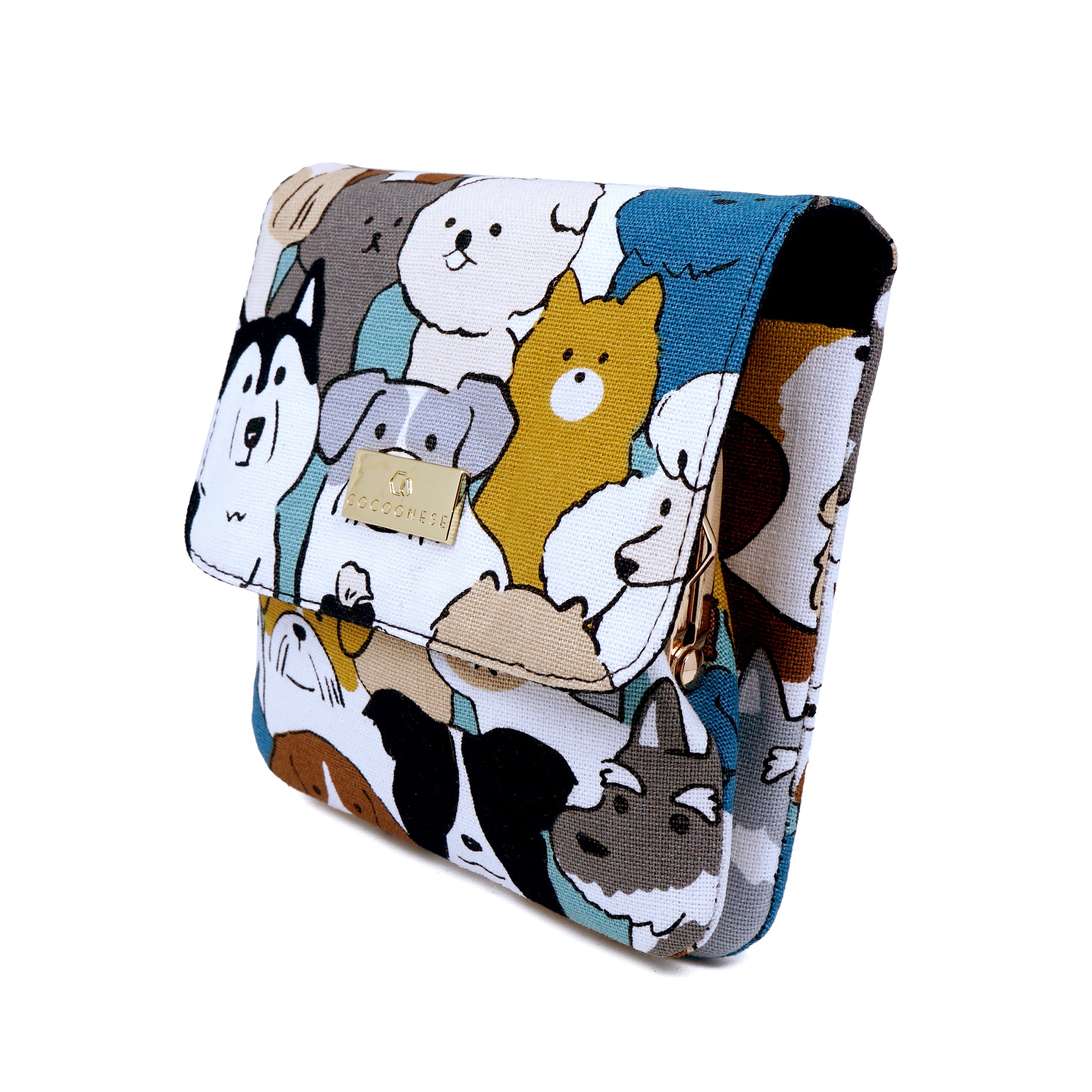 Clasp Wallet - Dogs Crowd