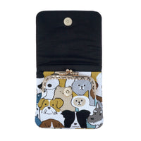 Clasp Wallet - Dogs Crowd