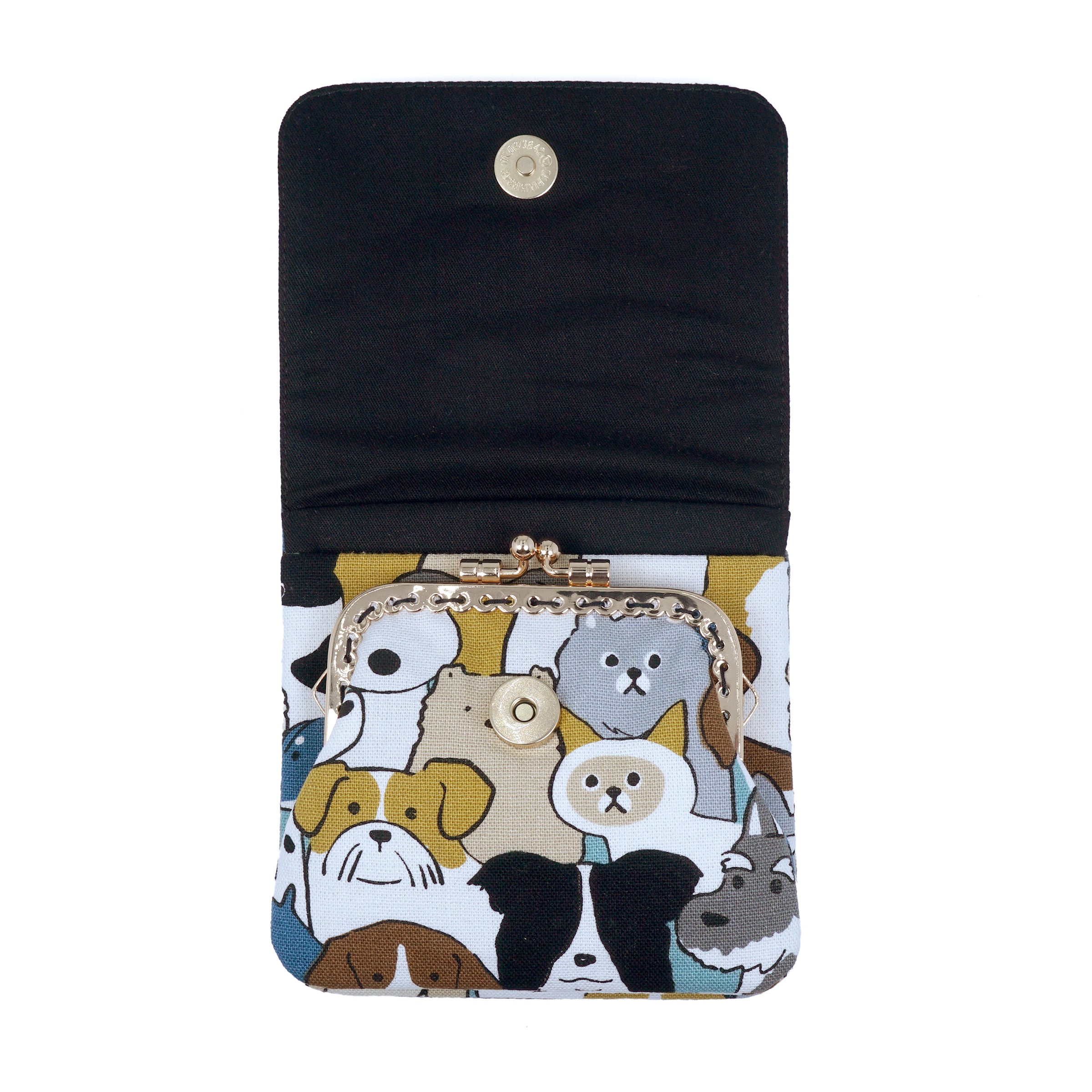 Clasp Wallet - Dogs Crowd