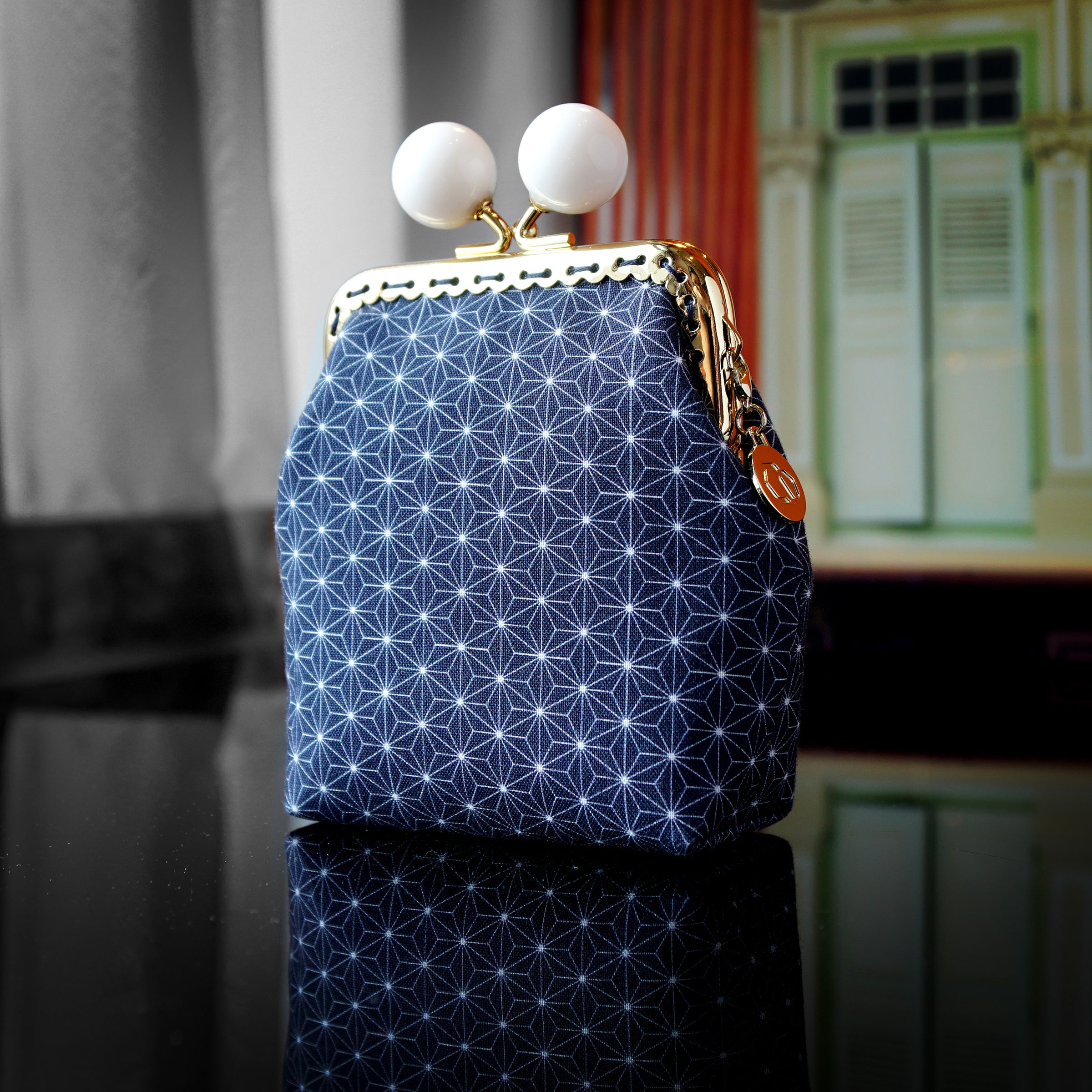 Clutch Purse - Asanoha