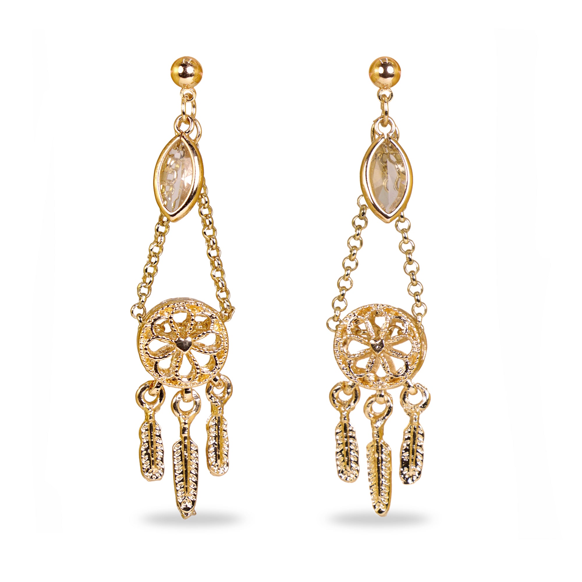 Dreamcatcher Chandelier Earrings