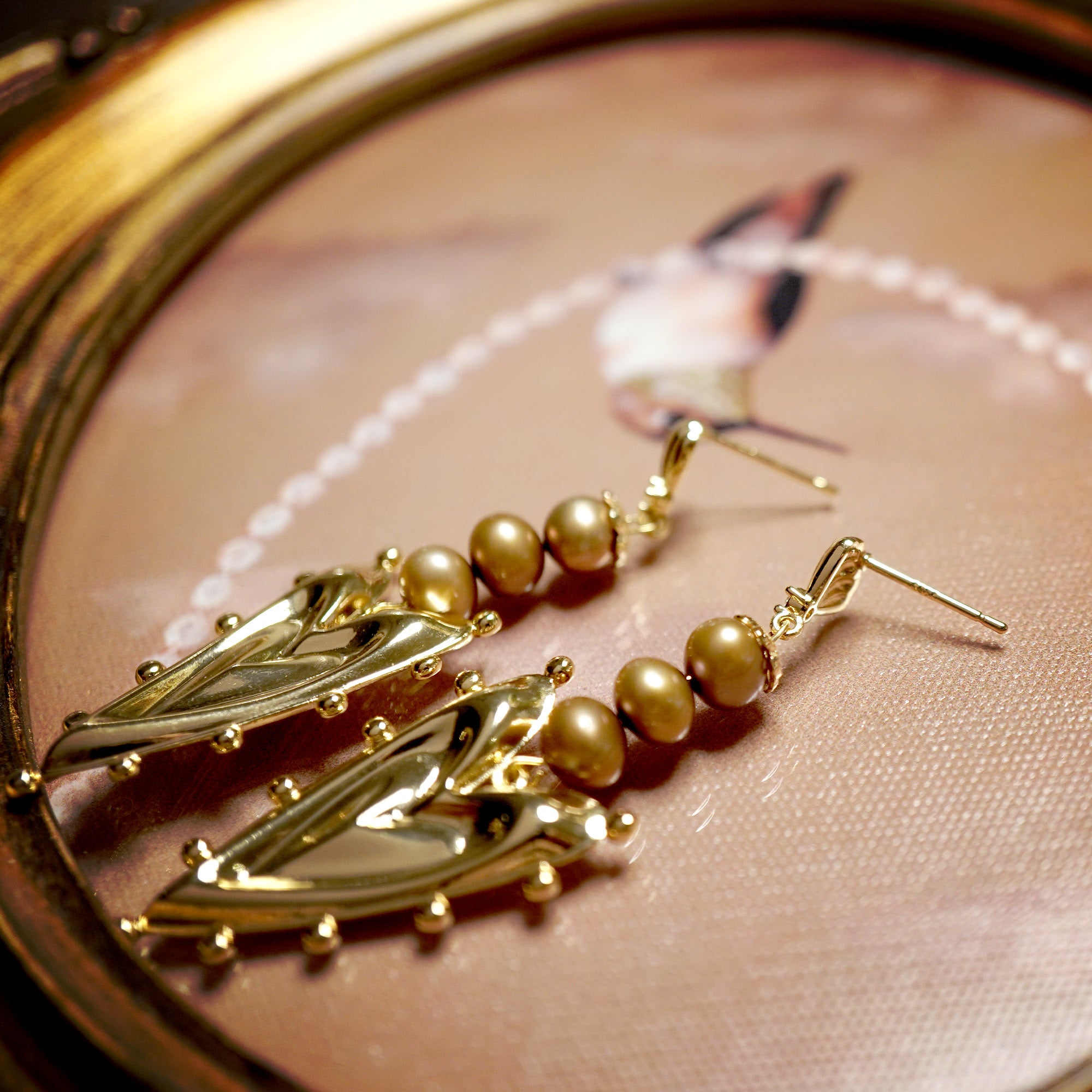 Heart Shap Dangle Earrings