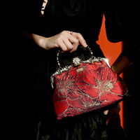 Frame Handbag - Gold Lily