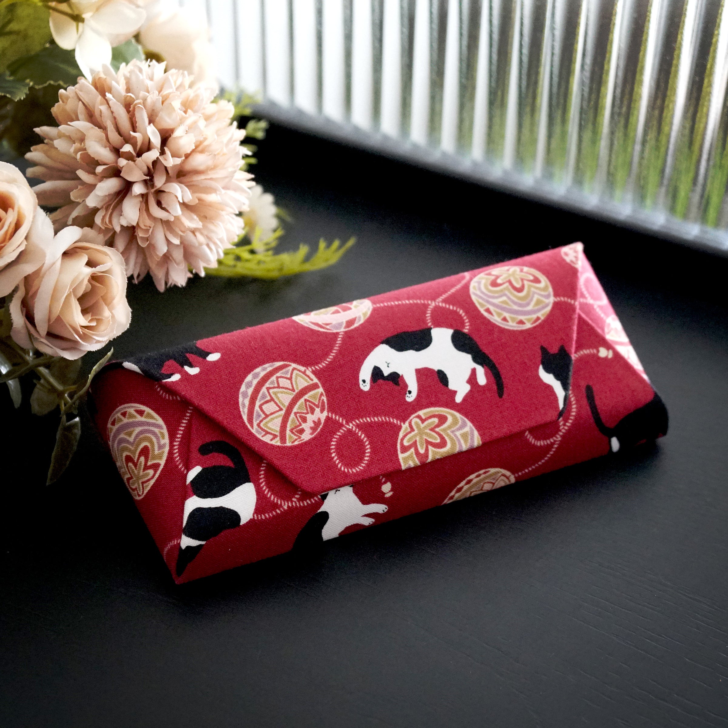 Glasses Case - Lazy Tuxedo