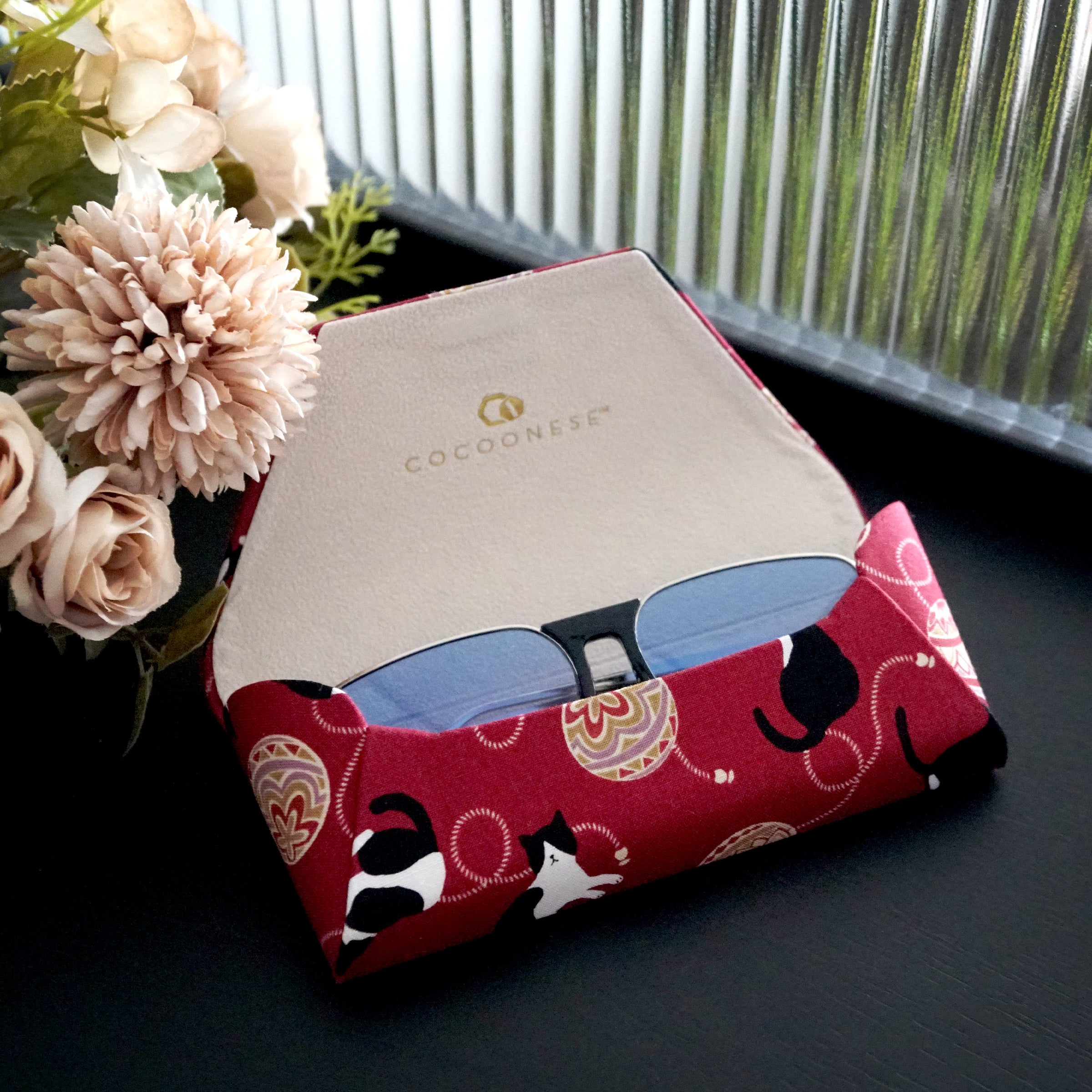 Glasses Case - Lazy Tuxedo