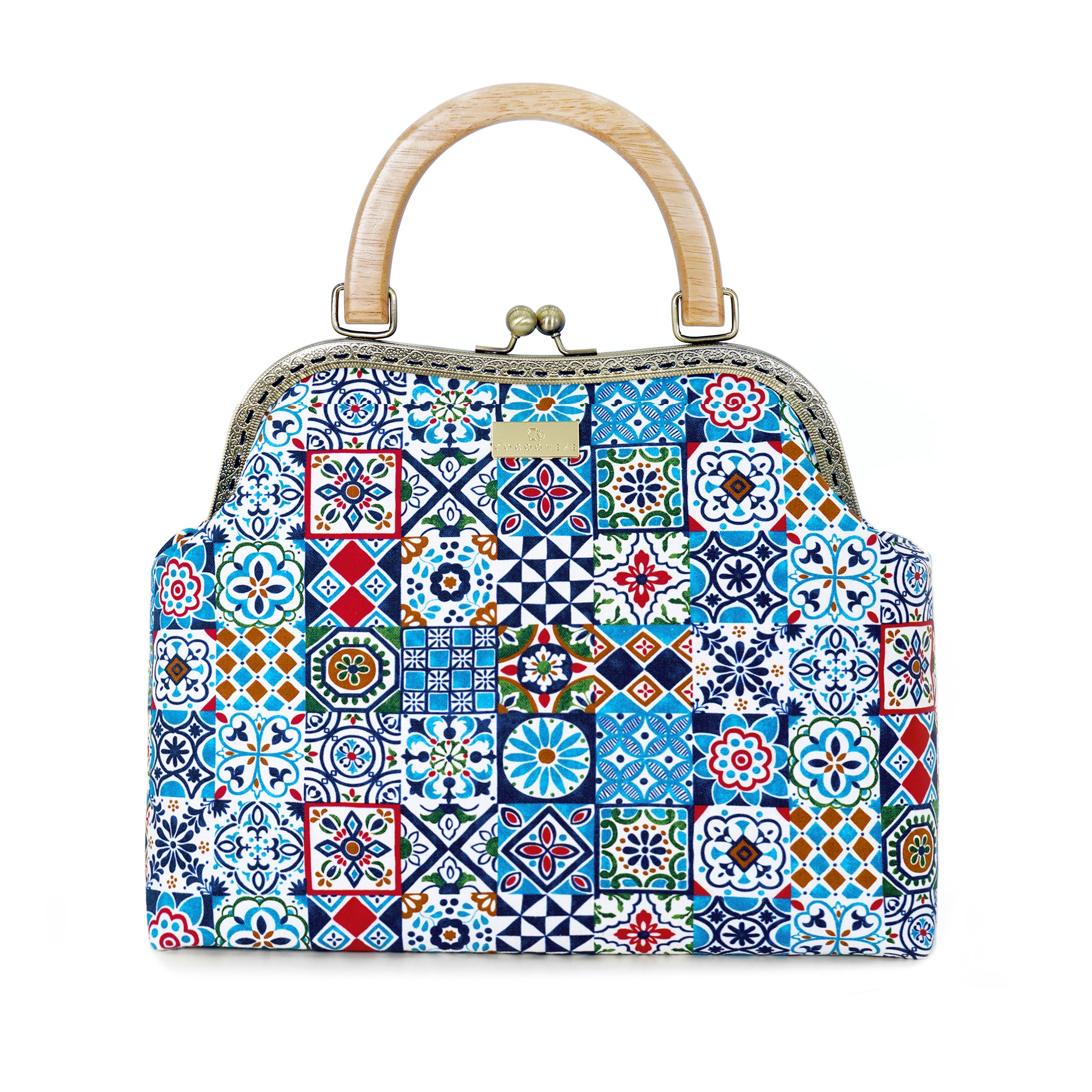 Clasp Handbag - Peranakan Tiles
