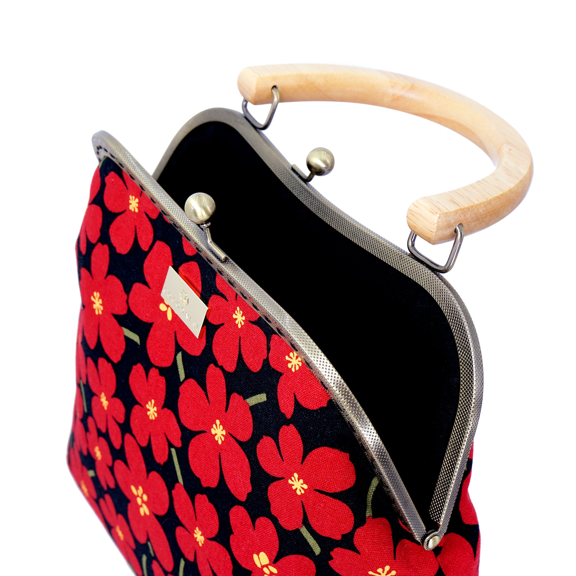 30% OFF - Clasp Handbag - White Rain Lily