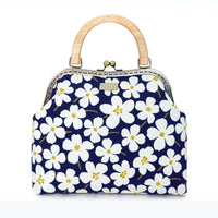 30% OFF - Clasp Handbag - White Rain Lily