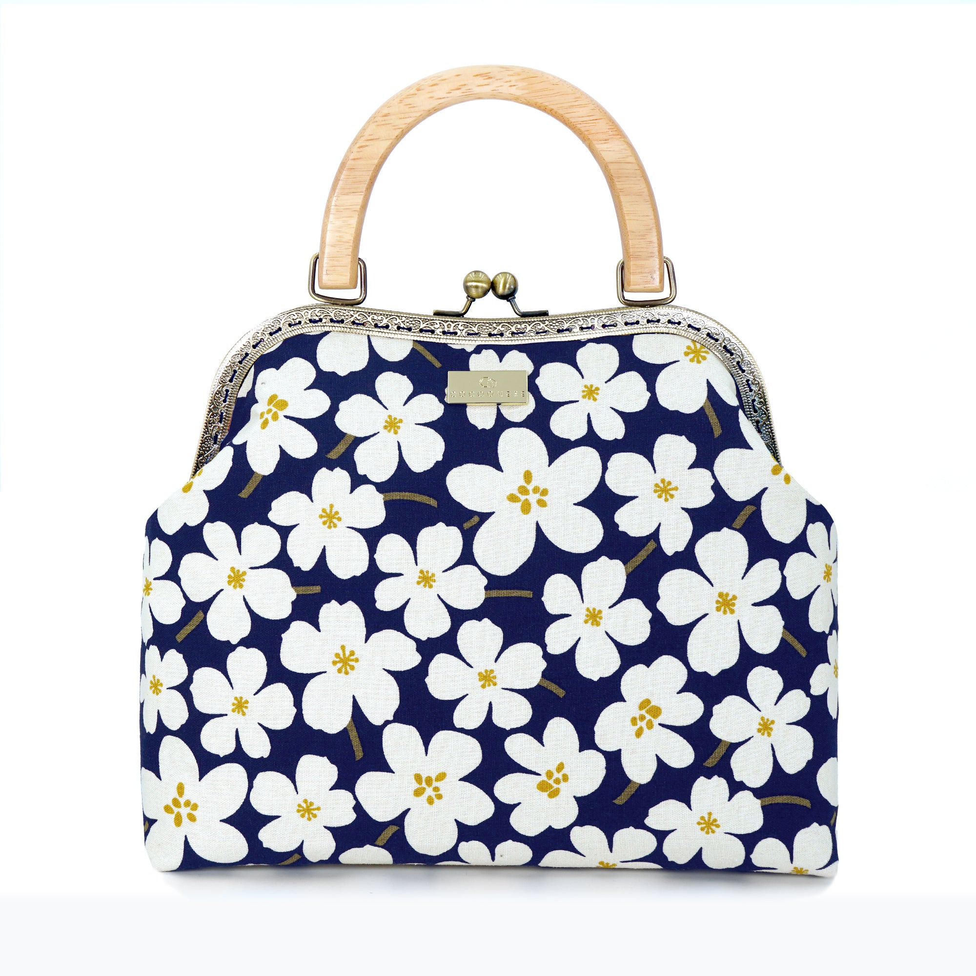 30% OFF - Clasp Handbag - White Rain Lily