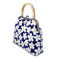 30% OFF - Clasp Handbag - White Rain Lily