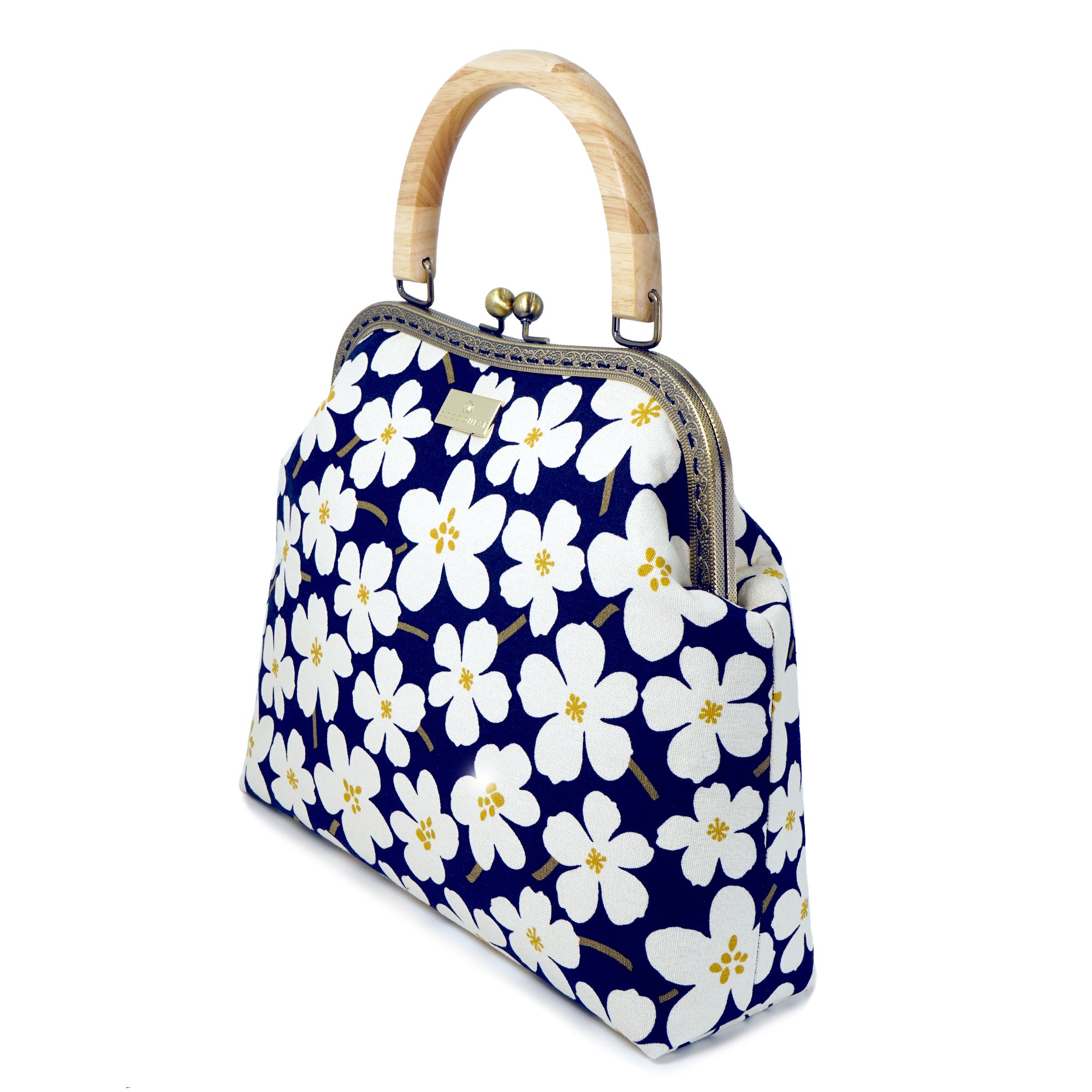 30% OFF - Clasp Handbag - White Rain Lily