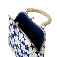 30% OFF - Clasp Handbag - White Rain Lily
