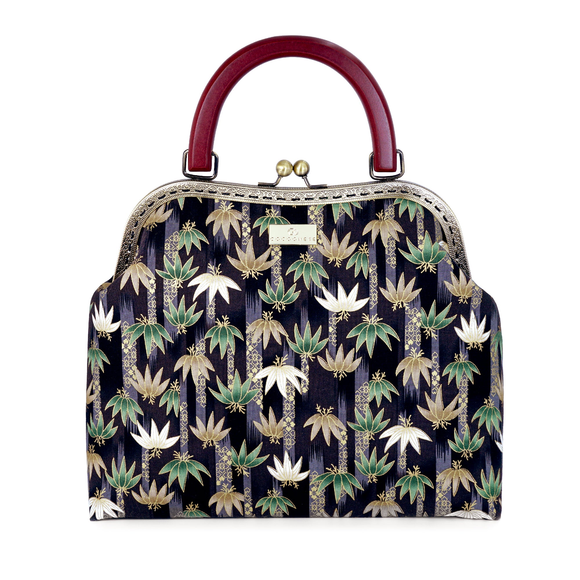 Clasp Handbag - Bamboo Forest