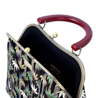Clasp Handbag - Bamboo Forest