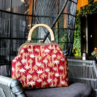 Clasp Handbag - Bamboo Forest