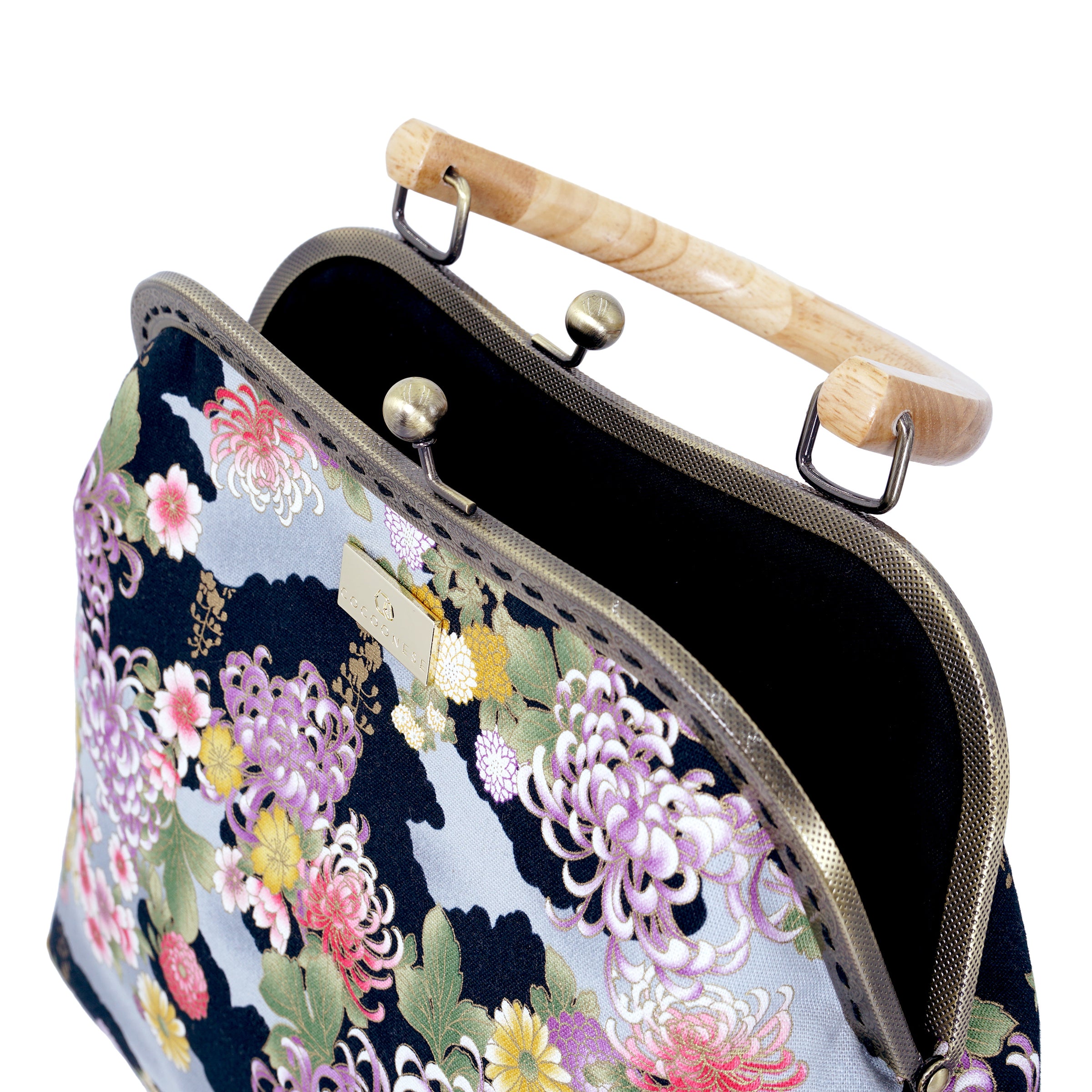 30% OFF - Clasp Handbag - Coreopsis River