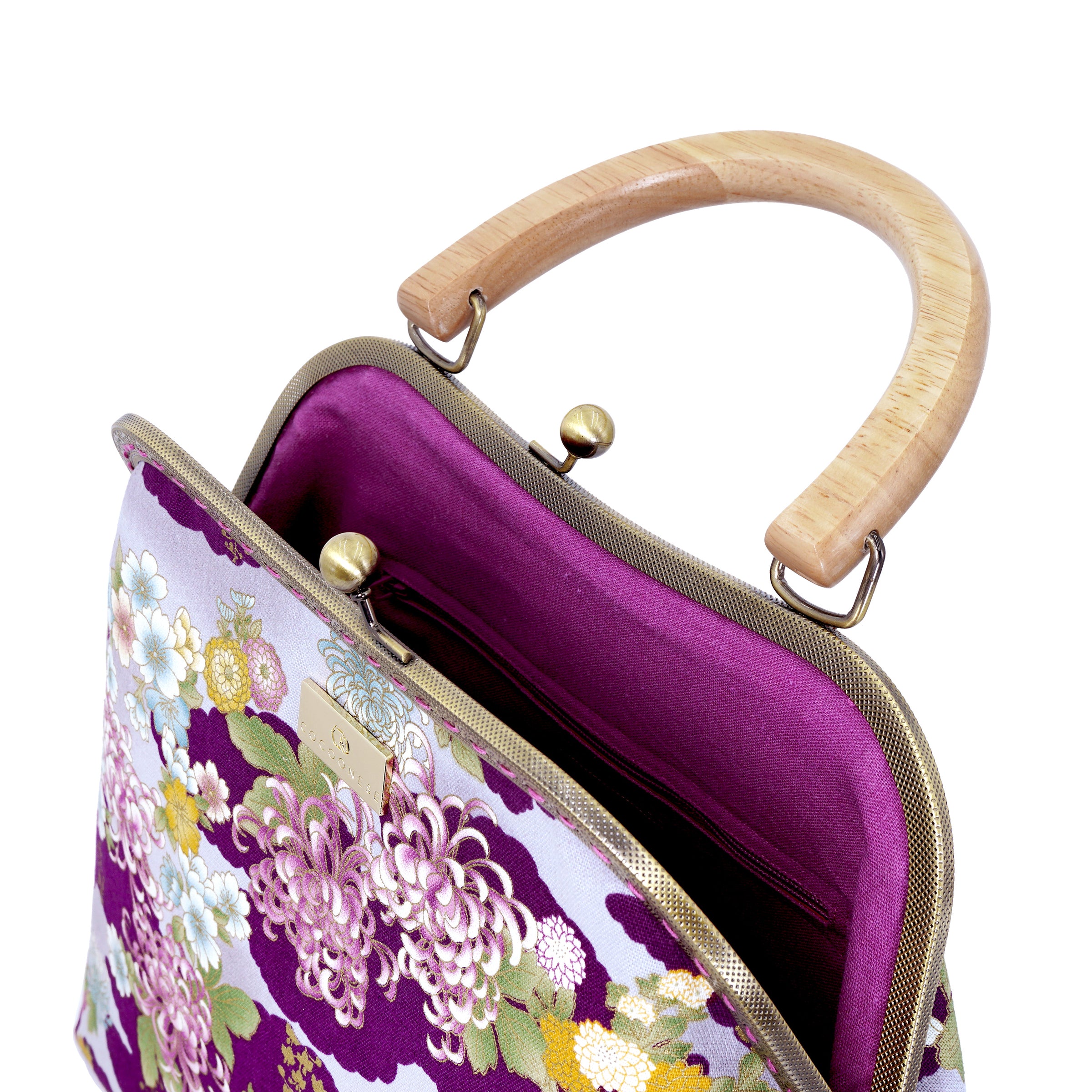30% OFF - Clasp Handbag - Coreopsis River