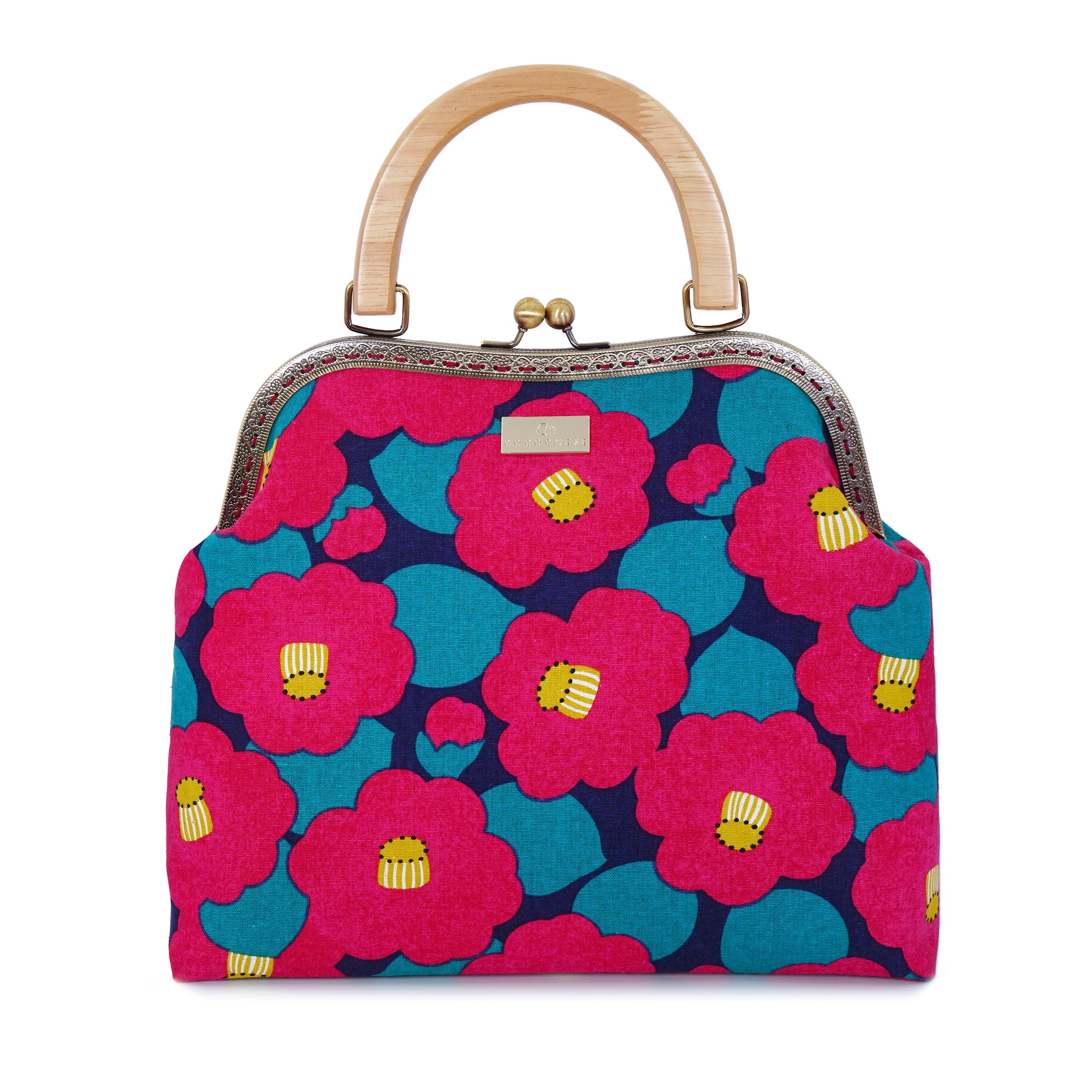 Clasp Handbag - Camellia Japonica(PK)